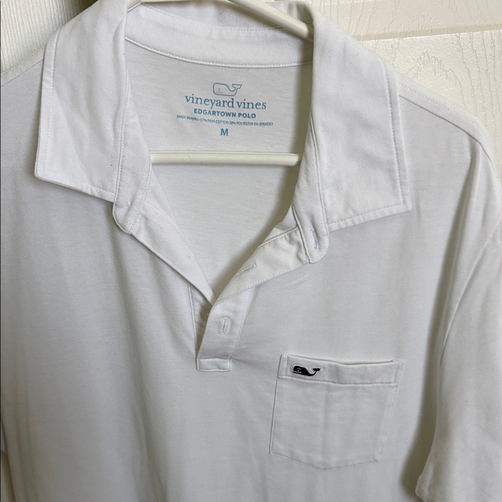 Vineyard Vines Men's White Edgartown Polo